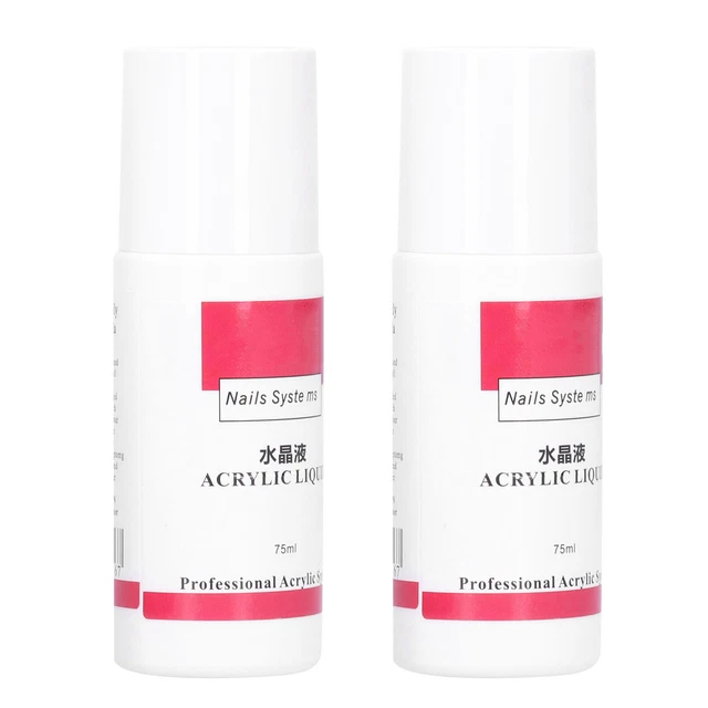 2 piezas 75 ml arte en uñas acrílico pintura para uñas tallado arte en uñas extensión Acr GF0