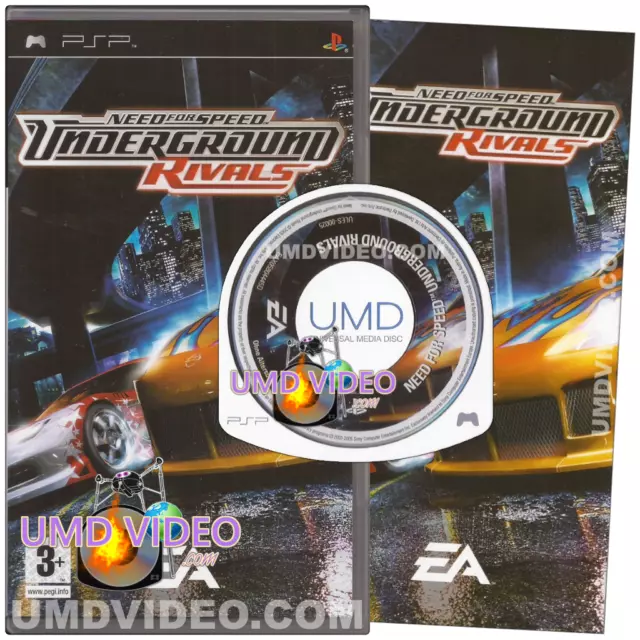 PSP UMD Game - Need For Speed - Underground Rivals