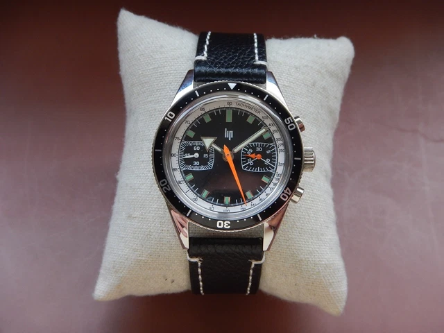 Montre Vintage LIP Sport Plongée - 38mm Acier - Trotteuse - Occasion Homme - France