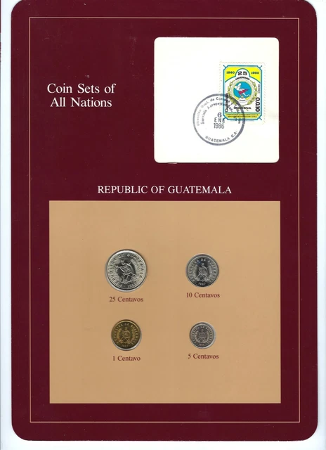 Coin Sets of All Nations Guatemala