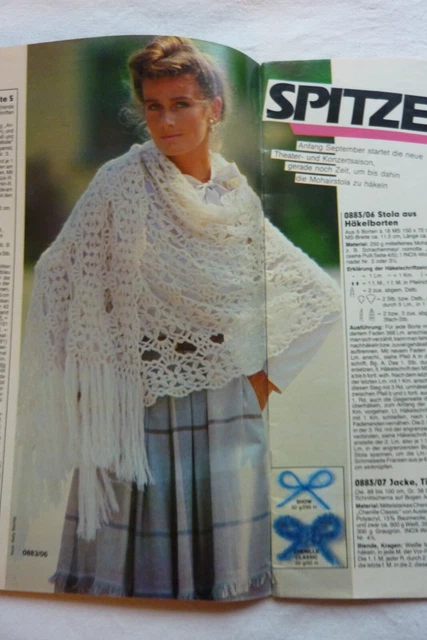 VINTAGE:burda: "Anna" Spaß am Handarbeiten August 1983 sticken, stricken, häkeln 3