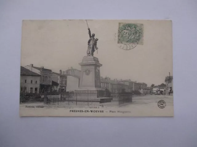 Cpa Meuse 55 Fresnes In Woevre Place Marguerite