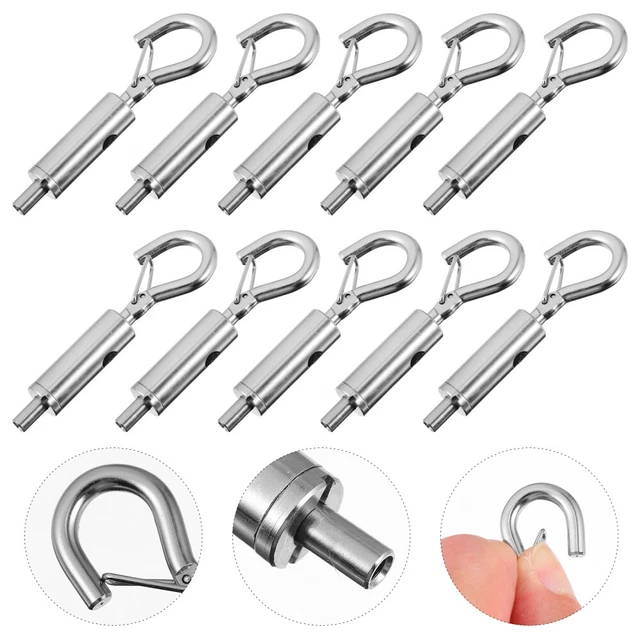 10PCS HAKEN AUS Edelstahl Kabel Einstellung Haken Spannschloss Haken 10pcs-haken-aus-edelstahl-kabel-einstellung-haken-spannschloss-haken