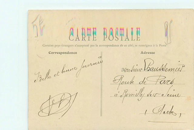 95 Cpa Bessancourt - Ruins of the Master-Charles Impasse. 49480 2