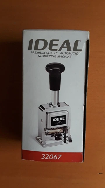 Ideal Premium Quality Automatic Numbering Machine 32067 N.O.S.