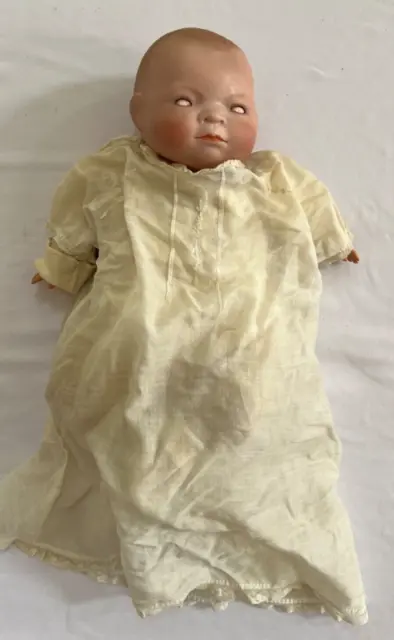 Antique 1923 Bye-Lo Baby Doll 14" Grace Putnam Germany Cloth Body