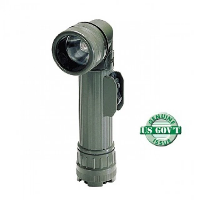 US Army Fulton Tête Lampe De Poche Angle Olive Vert