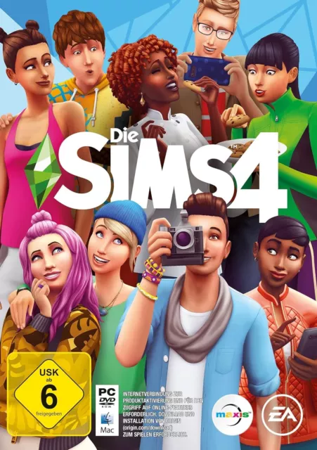 Die Sims 4 Standard Edition Hauptspiel PC Key deutsch kein physischer Versand