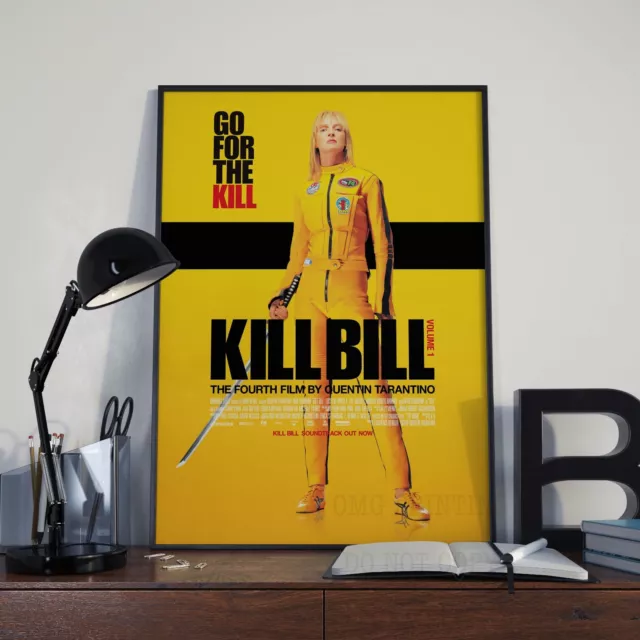 Tarantino Kill Bill Vol 1 Uma Thurman Movie Film Poster Print Picture A3 A4