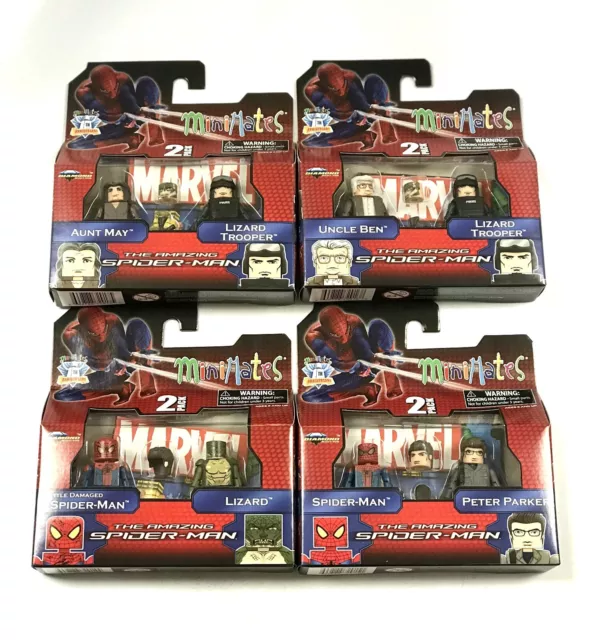 Diamond Select Toys Minimates Marvel Series 46 COMPLETE NEW! Amazing Spider-Man