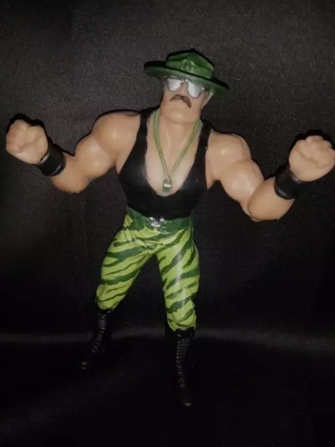 Custom WWF LJN Sgt. Slaughter Wrestling G.I. JOE RUBBER CLONE PICK YOUR COLOR