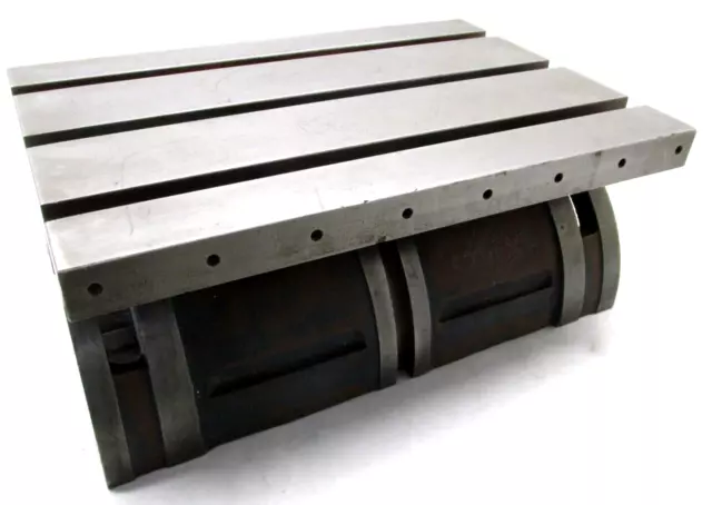 15" x 10" x 6-1/4" ADJUSTABLE T-SLOTTED ANGLE PLATE TABLE 15" x 10" x 6-1/4" ADJUSTABLE T-SLOTTED ANGLE PLATE TABLE