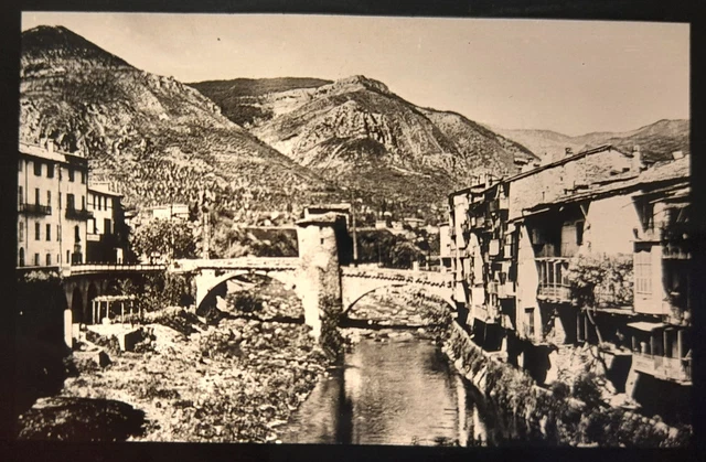 Sospel Le Vieux Pont 06 photo glass plate 8.5x10cm glass view 1900