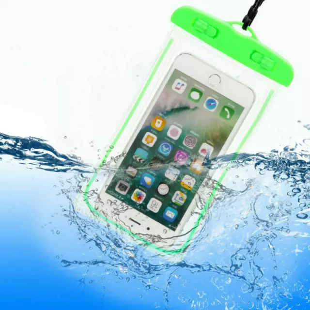 TPU Waterproof Underwater Phone Case Dry Bag Pouch Universal Swimming Diving h