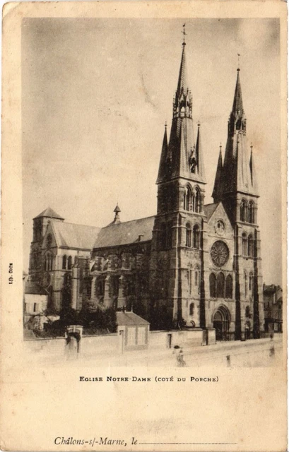 CPA AK CHALONS-sur-MARNE Église N.-D. (491641)