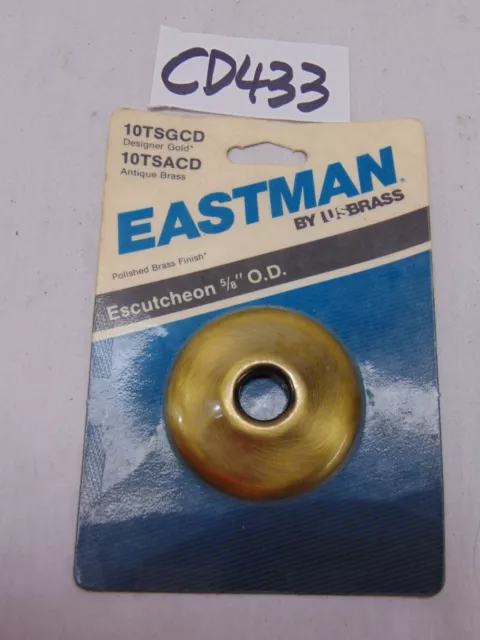 New Eastman By Us Brass 10Tsacd Antique Brass 5/8" Diameter Escutcheon Plumbing
