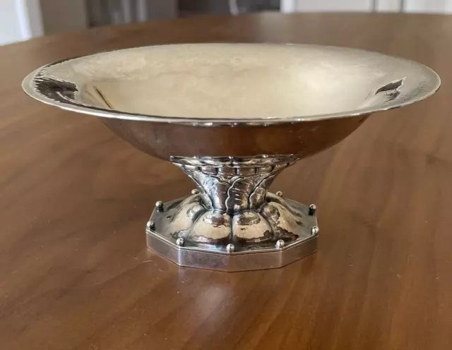 Georg Jensen Sterling Silver Pedestal Open Dish #42 D    5"