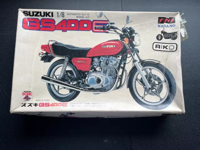 NAGANO Suzuki GS400e 1/8 Authentic Model Kit