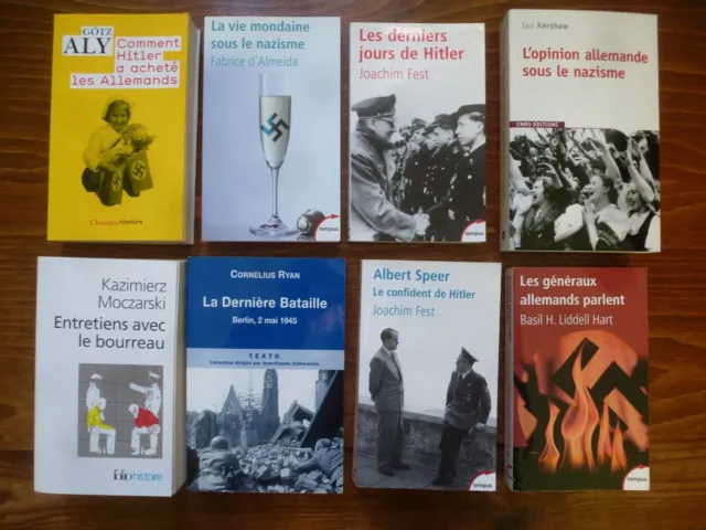 Lot de 2 livres de poche sur le nazisme, à choisir parmi différents titres