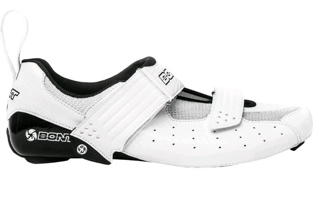 Bont Riot TR Triathlon Radsport Straßenschuhe in weiß - Größe EU 36