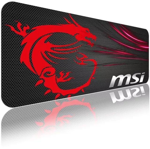 80X30cm MSI Extra Large Gaming Mouse Mat Pad Anti-Slip For PC Laptop Office Desk