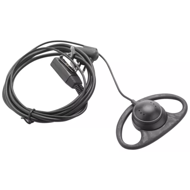 2 Pin Erweiterte D Form Klipp Ohr Ptt Headset Ohrhörer Mikrofon Für  2 Wege2317