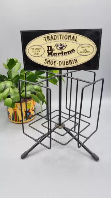 Dr Martens Shoe Dubbin Display Stand Free Standing Vintage advertising