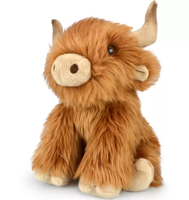 ~❤️~HIGHLAND COW 18cm & 30cms soft Toy Lil Friends Stuffed animal Plush Korimco