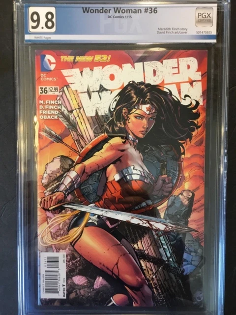 Wonder Woman #36  2015 David Finch Dc Comics The New 52 Comic Book! Pgx 9.8