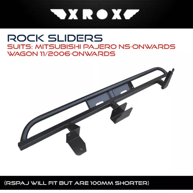 Xrox Rock Sliders Fits Mitsubishi Pajero NS Onwards Wagon 11/2006-On 4x4 4WD