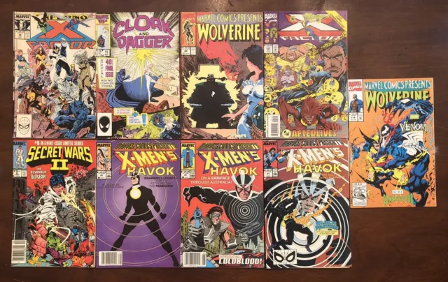 Lot Of (9) Marvel Comics