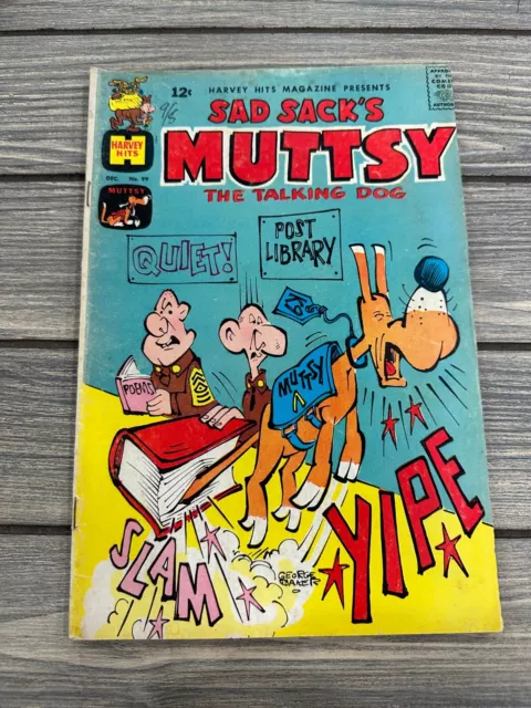 HARVEY HITS #99 - SAD SACK'S MUTTSY - Gorgeous Harvey File Copy - 1965