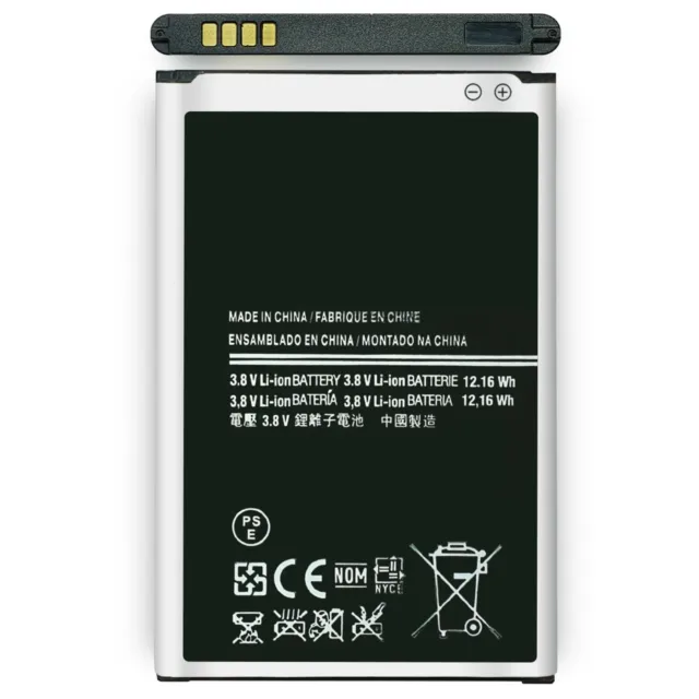 Ersatzakku für Samsung Galaxy Note 3 SM-N9005 ersetzt EB-B800BEBEC 3200mAh