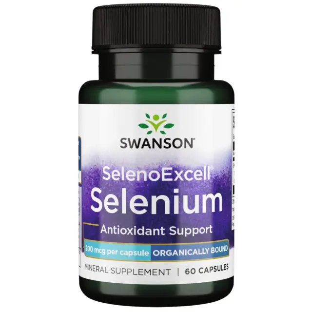 Swanson Ultra Selenoexcell Selenium 200mcg 60 Capsules, Cardiovascular Health