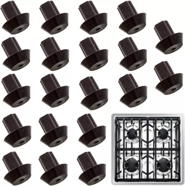20-Pack Of Viking Range - Compatible Grate Rubber Feet Bumpers - Heat-re