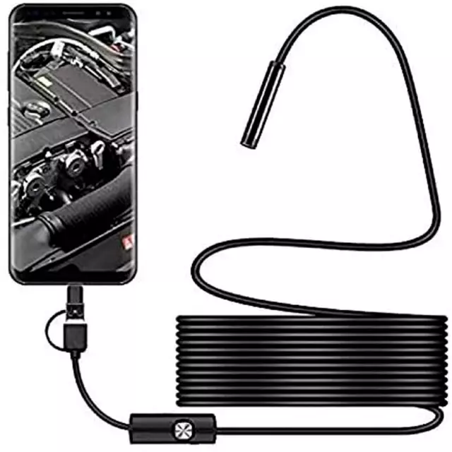 Pipe Inspection Camera Endoscope Video Sewer Drain Cleaner Waterproof Snake