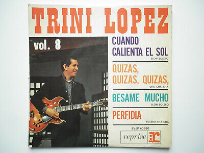 Trini Lopez ‎45Tours EP vinyle N°8 Cuando Calienta El Sol