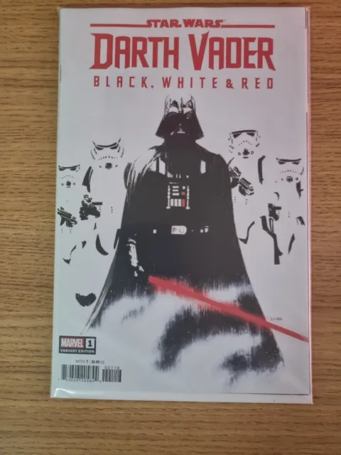 Star Wars Darth Vader Black White And Red #1 1:25 Variant