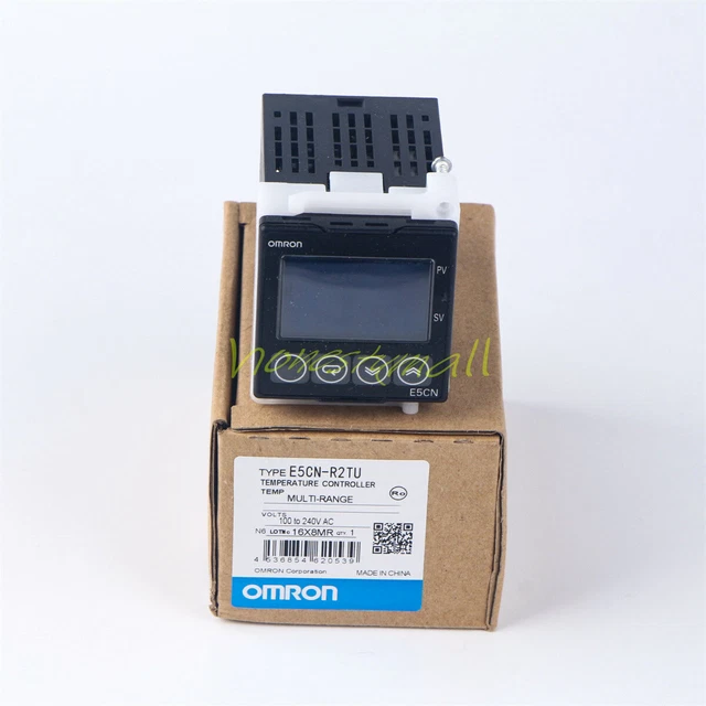 An Omron E5CN-R2TU 100-240VAC Temperature Control New