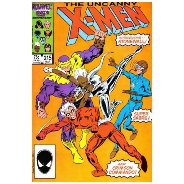 Uncanny X-Men (1981 series) #215 in Very Fine + condition. Marvel comics [w%