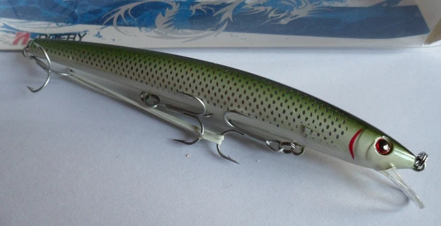Noeby leurre pêche mer rivière 8cm 9,2g nage jusqu'à 2m jaune noir pailleté holo Noeby leurre pêche mer rivière 8cm 9,2g nage jusqu'à 2m jaune noir pailleté holo