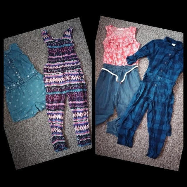 Girls Next/Matalan jumpsuits & TU playsuit bundle 4-5 Years