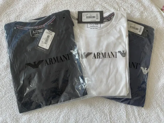 T-shirt girocollo da uomo Emporio Armani maglietta a maniche corte l xl 3