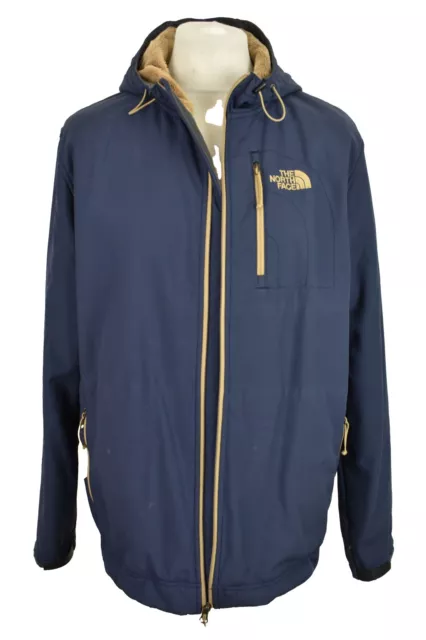 THE NORTH FACE Blue Padded Jacket size XL Mens Softshell Outdoors Outerwear