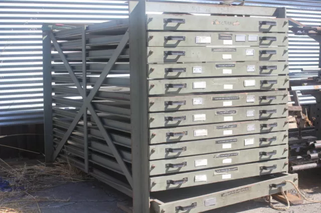 Sheet Metal Plate Storage Cabinet 4'X8' Sheet Metal Plate Storage Cabinet 4'X8'