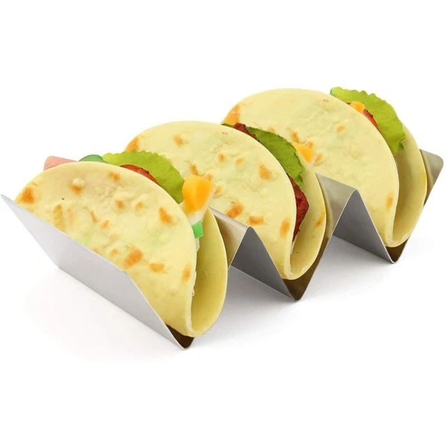 Soporte de exposición soporte de tacos estantería de alimentos fiesta al horno mexicano