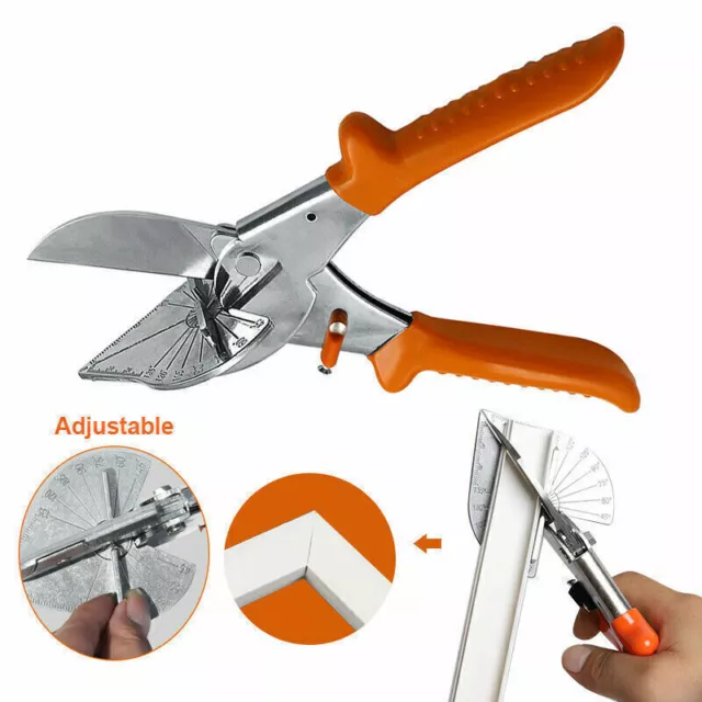 Multi Angle Cutter Shear Mitre Shears Gasket Cutter Trim Bead Snips Steel Blade