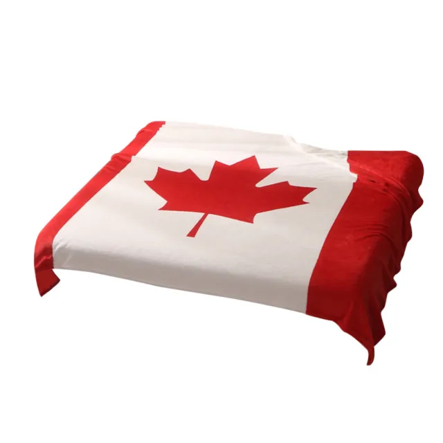 150 x 200 cm coperte e coperte patriottiche da viaggio con bandiera canadese