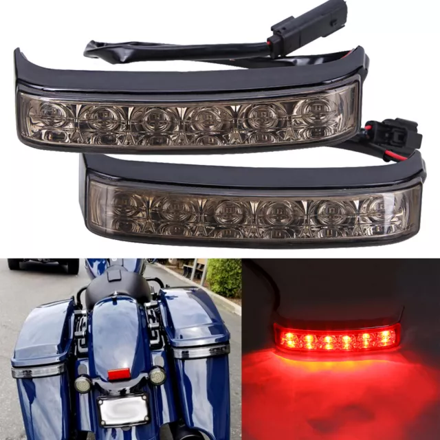 LED Saddlebag Saddle Bags Run Brake Turn Lamp Light For Harley Touring 2014-2023