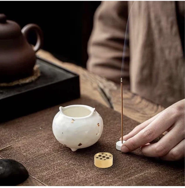 Raysunke Incense Rack Burner Fashion Mini Buddhist Altar Ware
